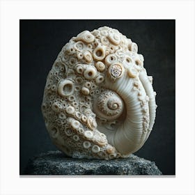 Octopus Sculpture Canvas Print