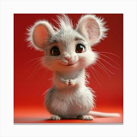 Cute Mouse 28 Canvas Print