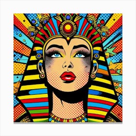 Pop Egyptian Basant Radiance Canvas Print