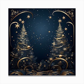 Christmas Tree Background 1 Canvas Print