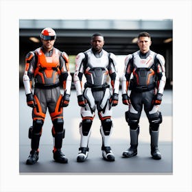 Building A Strong Futuristic Suit Like The One In The Image Requires A Significant Amount Of Expertise, Resources, And Time 26 Canvas Print