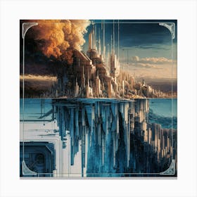 City In The Sky 2 Canvas Print