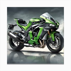 Kawasaki Ninja H1 Canvas Print