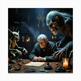 The Poet Canvas Print