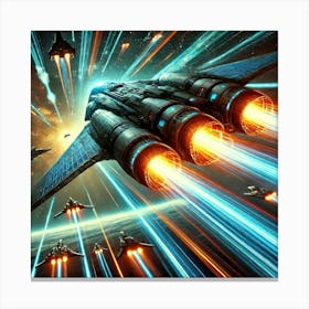 Solar Fang Solar Powered Boosters Converted Canvas Print