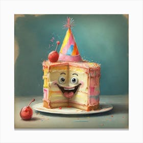 Birthday Cake 18 Canvas Print