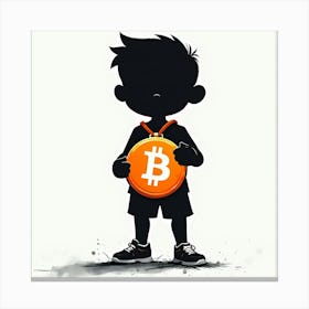 Bitcoin Boy 4 Canvas Print