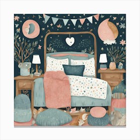 Slumber Party Canvas Print