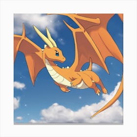 Pokemon Dragon 3 Canvas Print