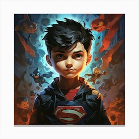 Super Shadows Boy Of Tomorrow Art Print 1 Canvas Print