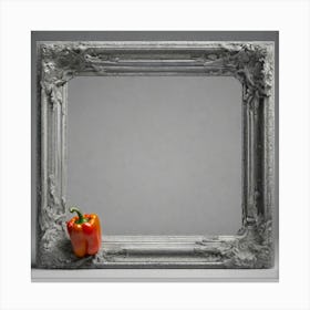 Pepper In A Frame 4 Canvas Print