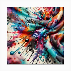 splash paint ink Canvas Print