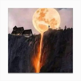 Full Moon Over Yosemite Canvas Print