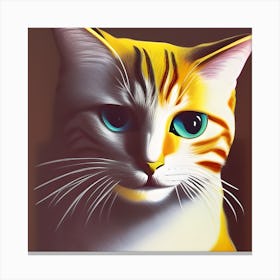 Adorable Cat Canvas Print