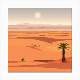 Desert Landscape 54 Canvas Print