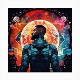 Man In Space Canvas Print