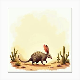 Armadillo 2 Canvas Print