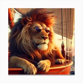 Majestic Lion Canvas Print