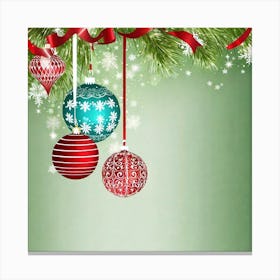 Christmas Background 11 Canvas Print