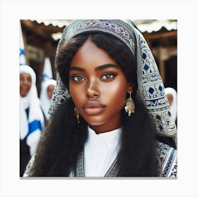 Israeli Girl Canvas Print