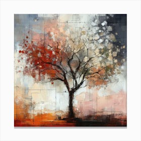 Abstract Tree 6 Canvas Print