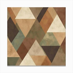 Abstract Triangles 13 Canvas Print