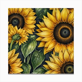 Sunflowers 3 Canvas Print