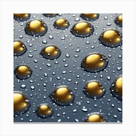 Water Droplets 16 Canvas Print