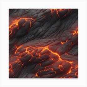 Lava texture 7 Canvas Print