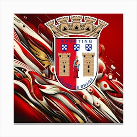 S.C. Braga Logo Wall Art 18 Canvas Print