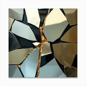 Broken Glass Canvas Print