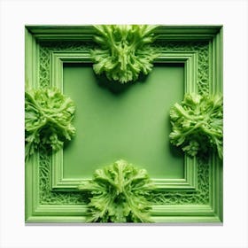 Green Frame 1 Canvas Print