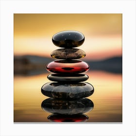 Balancing Stones 1 Canvas Print