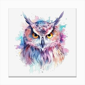 Owl Painting 3 Canvas Print