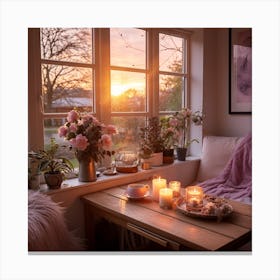 Swedish Sunset Canvas Print