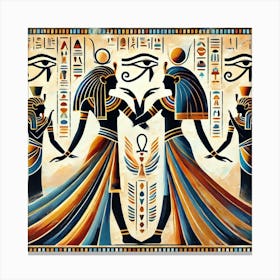 Egyptian Goddesses Canvas Print