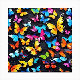 Colorful Butterflies 36 Canvas Print