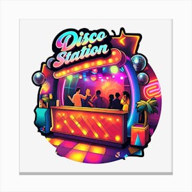 Disco Station 2 Canvas Print