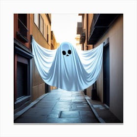 Ghost In The Alley Canvas Print