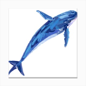 Blue Whale 03 Canvas Print