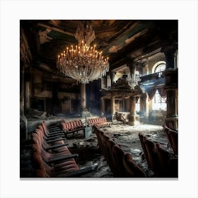 Abandoned Theatre 1 Canvas Print