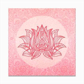 Flower Of Life Square Canvas Print