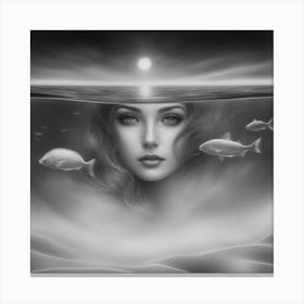 Mermaid 5 Canvas Print