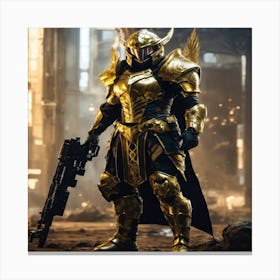 Golden Armor 1 Canvas Print