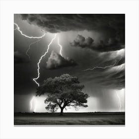 Lightning Storm 1 Canvas Print