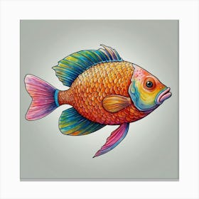 Colorful Fish 1 Canvas Print