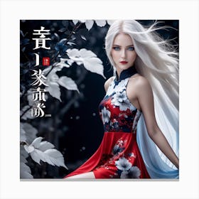 Chinese Beauty Canvas Print