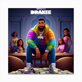 Disney Pixai Presents “Drake” Canvas Print
