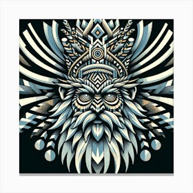 Viking Head Canvas Print