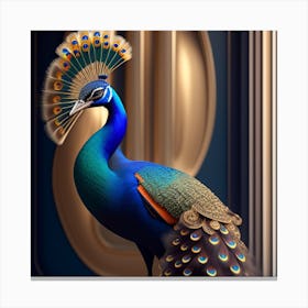 Peacock Canvas Print